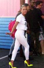 CHRISTINA MILIAN Outside a Pink tTaco in Los Angeles
