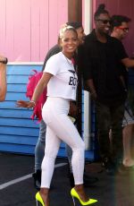 CHRISTINA MILIAN Outside a Pink tTaco in Los Angeles