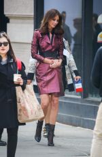 CHRISTY TURLINGTON on the Set of a Photoshoot in New York 04/17/2015