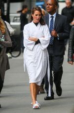 CHRISTY TURLINGTON on the Set of a Photoshoot in New York 04/17/2015