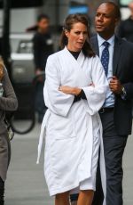 CHRISTY TURLINGTON on the Set of a Photoshoot in New York 04/17/2015