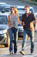 CINDY CRAWFORD Arriving at Gregg Allman Concert at the Canyon Club in Agoura Hills