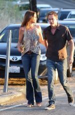 CINDY CRAWFORD Arriving at Gregg Allman Concert at the Canyon Club in Agoura Hills