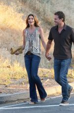 CINDY CRAWFORD Arriving at Gregg Allman Concert at the Canyon Club in Agoura Hills