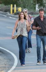 CINDY CRAWFORD Arriving at Gregg Allman Concert at the Canyon Club in Agoura Hills