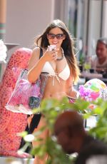 CLAUDIA ROMANI in Bikini Out and About in Miami 04/14/2015