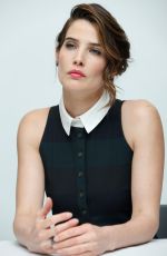 COBIE SMULDERS at Avengers: Age of Ultron Press Conference in Burbank