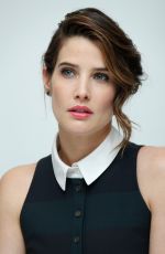 COBIE SMULDERS at Avengers: Age of Ultron Press Conference in Burbank