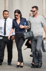 COURTNEY COX Arrives at Jimmy Kimmel Live in New York