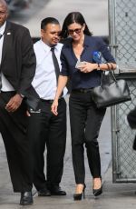 COURTNEY COX Arrives at Jimmy Kimmel Live in New York