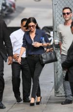 COURTNEY COX Arrives at Jimmy Kimmel Live in New York