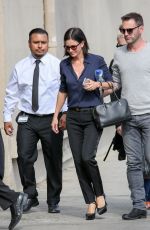 COURTNEY COX Arrives at Jimmy Kimmel Live in New York