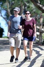 COURTNEY COX Out Hiking in Malibu 04/27/2015