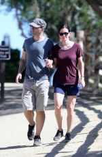 COURTNEY COX Out Hiking in Malibu 04/27/2015