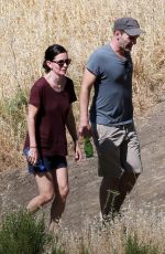 COURTNEY COX Out Hiking in Malibu 04/27/2015