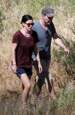 COURTNEY COX Out Hiking in Malibu 04/27/2015