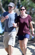 COURTNEY COX Out Hiking in Malibu 04/27/2015