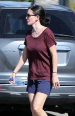 COURTNEY COX Out Hiking in Malibu 04/27/2015