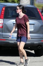 COURTNEY COX Out Hiking in Malibu 04/27/2015