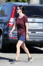 COURTNEY COX Out Hiking in Malibu 04/27/2015