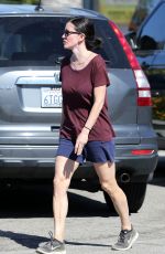 COURTNEY COX Out Hiking in Malibu 04/27/2015