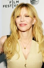 COURTNEY LOVE at Kurt Cobain: Montage of Heck Premiere in New York