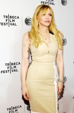 COURTNEY LOVE at Kurt Cobain: Montage of Heck Premiere in New York
