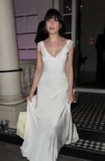 DAISY LOWE Arrives at the Blossom Ball in London