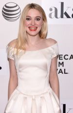 DAKOTA FANNING at Franny Premiere in New York