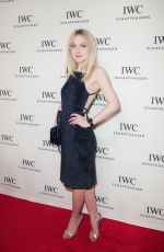 DAKOTA FANNING at IWC Schaffhausen For the Love of Cinema Gala in New York