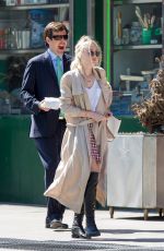 DAKOTA FANNING in Over-the-knee Boots Out in New York