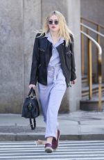 DAKOTA FANNING Out and About in New York