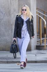 DAKOTA FANNING Out and About in New York