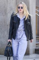 DAKOTA FANNING Out and About in New York