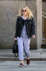DAKOTA FANNING Out and About in New York