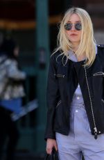 DAKOTA FANNING Out and About in New York