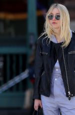 DAKOTA FANNING Out and About in New York