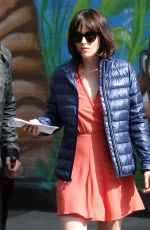 DAKOTA JOHNSON at How to be Single Movie Set in New York 04/21/2015