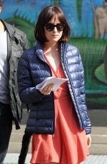 DAKOTA JOHNSON at How to be Single Movie Set in New York 04/21/2015