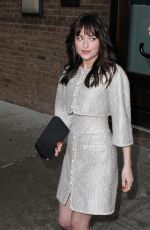 DAKOTA JOHNSON Leaves Her Hotel in New York