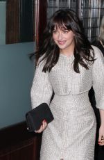 DAKOTA JOHNSON Leaves Her Hotel in New York