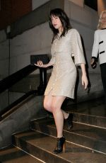 DAKOTA JOHNSON Leaves Her Hotel in New York