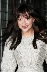 DAKOTA JOHNSON Leaves Her Hotel in New York