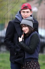 DAKOTA JOHNSON on the Set How to Be Single in New York 04/23/2015