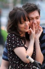 DAKOTA JOHNSON on the Set How to Be Single in New York 04/23/2015