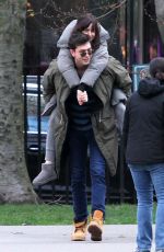 DAKOTA JOHNSON on the Set How to Be Single in New York 04/23/2015