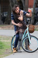DAKOTA JOHNSON on the Set How to Be Single in New York 04/23/2015