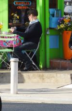DAKOTA JOHNSON on the Set of How to be Single in New York 04/21/2015