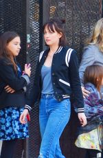 DAKOTA JOHNSON on the Set of How to be Single in New York 04/21/2015