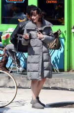 DAKOTA JOHNSON on the Set of How to be Single in New York 04/21/2015